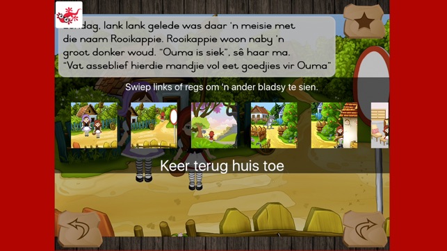 Rooikappie kinderstorie in afrikaans(圖2)-速報App