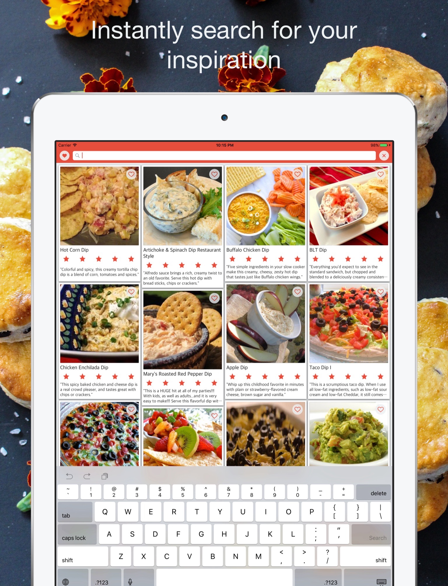 Appetizers Recipes - Healthy and Easy Meal screenshot 2