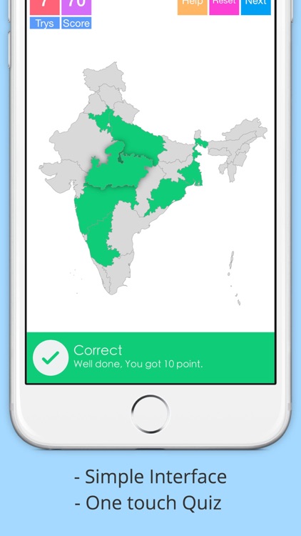 India Map Quiz for School Kids