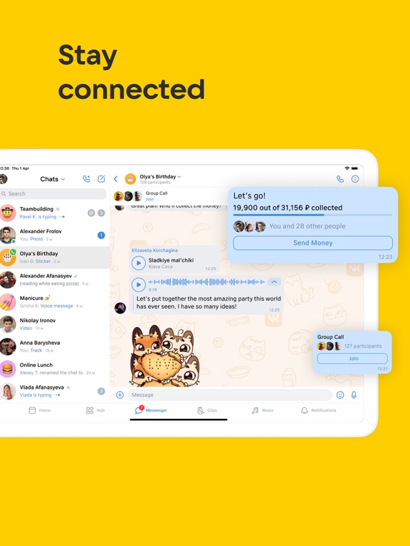 VK: réseau social, messenger VK: réseau social, messenger