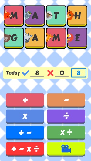 Math Game Zoo