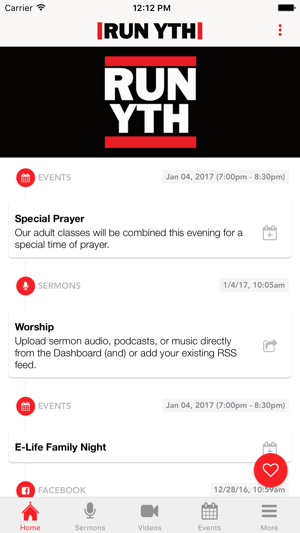 RUN Youth Ministries(圖2)-速報App