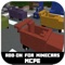The Mine-Cars Add-on replaces five mobs in-game with five brand new cars