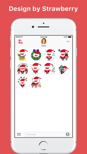 Santa & Friends! stickers for iMessage(圖2)-速報App