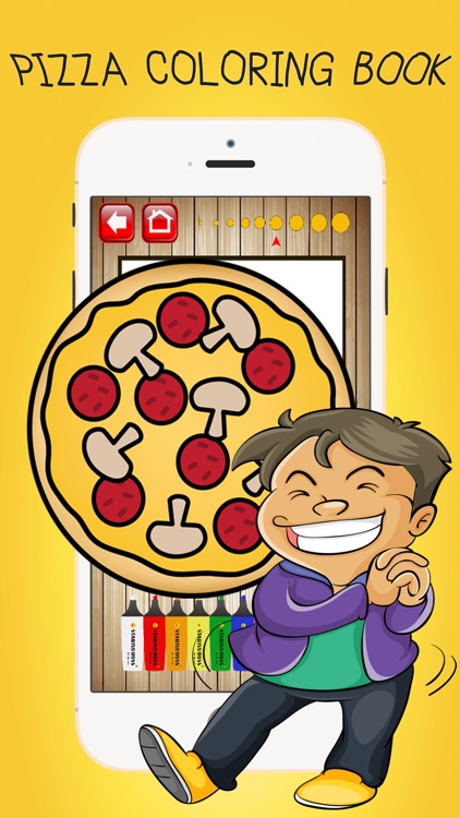 Color ME: Pizza Maker Fun Coloring Book Pages Kids