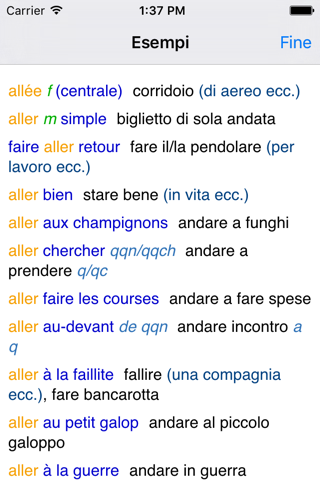 Lingea French-Italian Advanced Dictionary screenshot 3