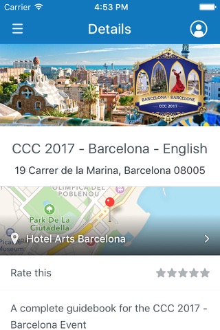 CCC 2017 Barcelona screenshot 3