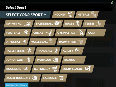 Sportplan screenshot 2