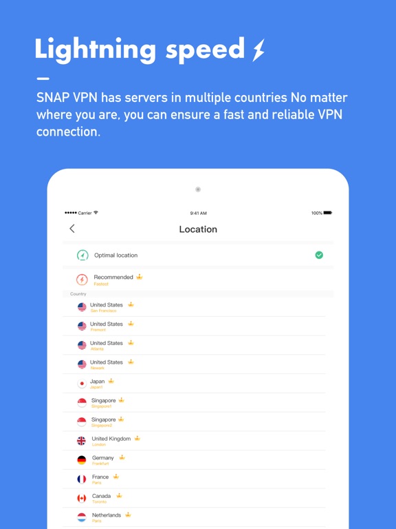 Snap VPN - VPN Private Browser screenshot 3