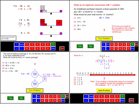 7th Grade Math - Math Galaxy screenshot 3