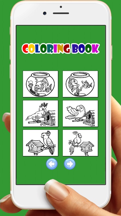 Kids Pets Coloring Book Game Free screenshot-3