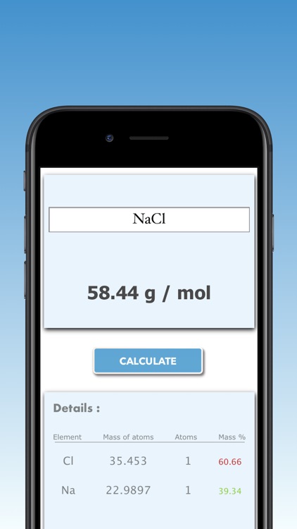 Molar Mass Calculator Pro screenshot-4
