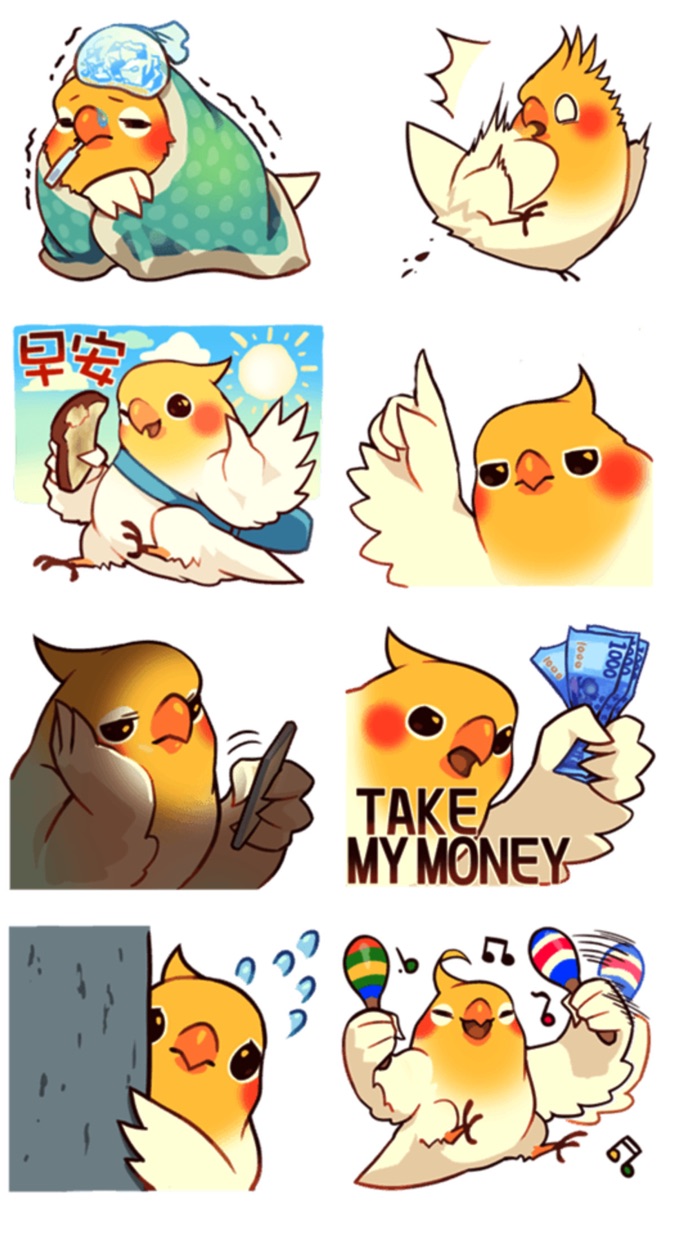 Best Lovely Bird Stickers