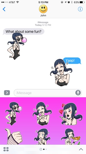 Story of Girl Stickers(圖2)-速報App