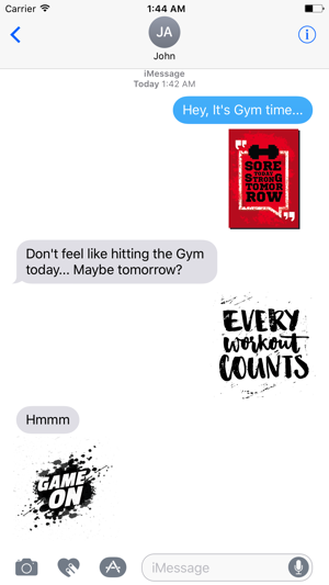 Fitness Motivation Sticker Pack(圖1)-速報App