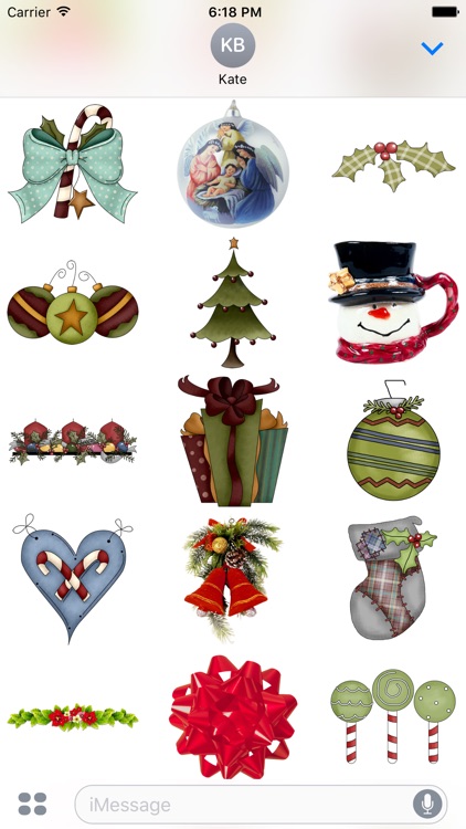 Christmas Stickers #4 for iMessage