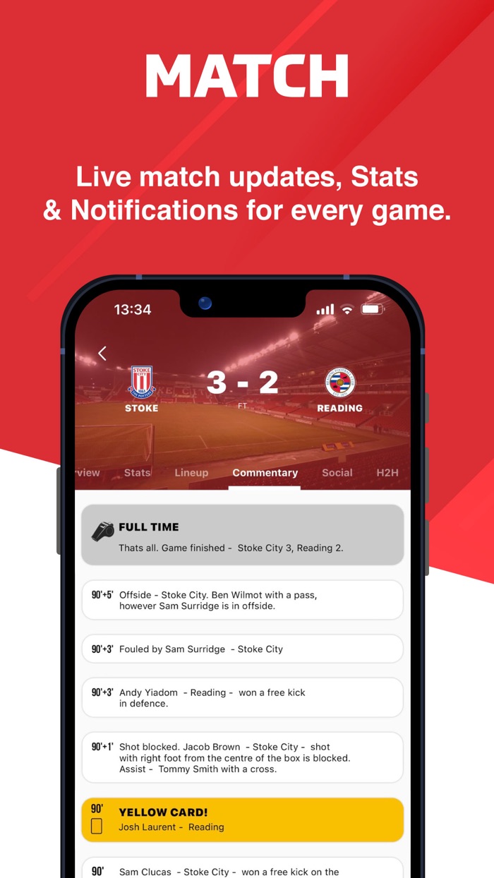 GoOnStoke - Live Scores  News