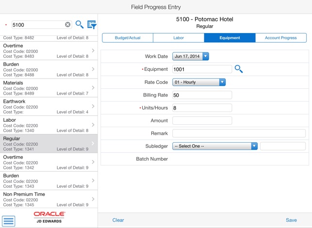 Field Progress Entry Tablet E1(圖3)-速報App