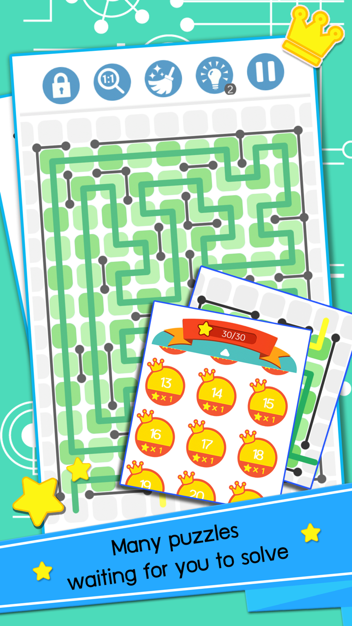 Linemaze Puzzles