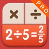 Fraction Calculator Pro - Display the process