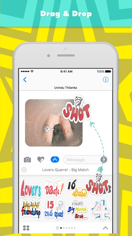 Lovers Quarrel - Big Match stickers for iMessage