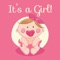 Icon It's a Girl! Baby Shower Invitations