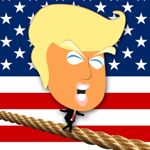 Tight Rope Trump - Trumpy jumps across America! Icon