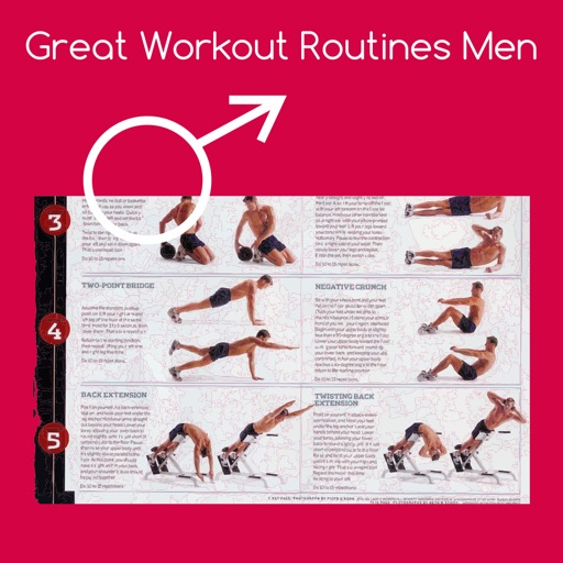 Great workout routines men icon