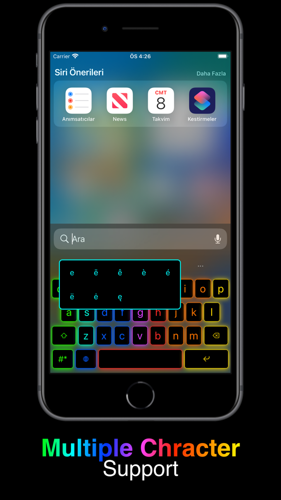 rgb keyboard iphone