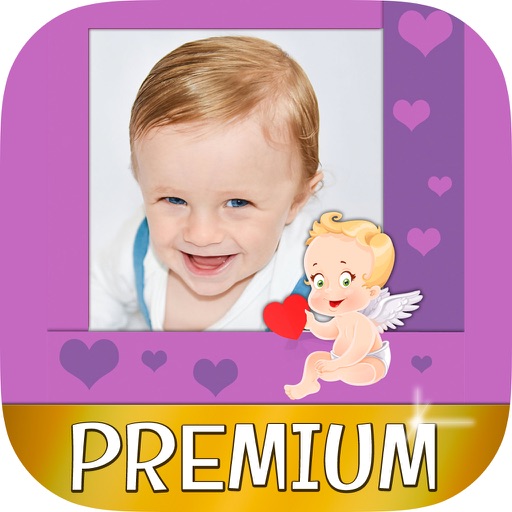 Baby photo frames and collage – Pro icon