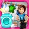 Girls Laundry Washing- Clothes Cleanup & Wash Game