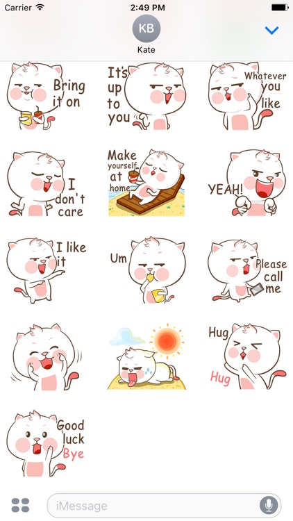 Kento The Happy Kitten Vol 2 Stickers