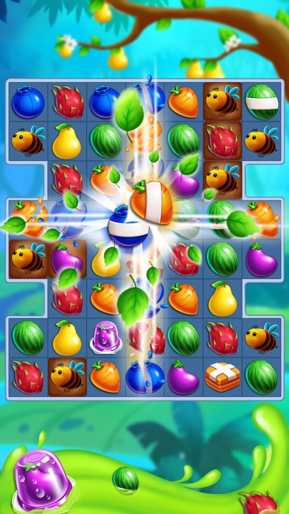 Monster Fruit Pop Jam: match 3 games matching free by Hai Do Duy