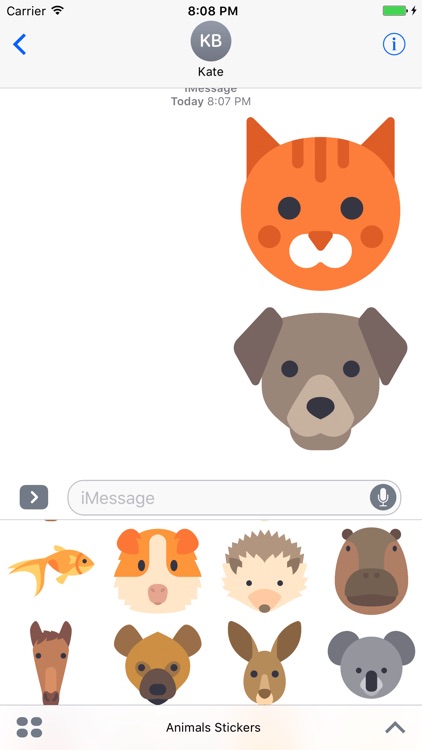 Animals Stickers - Cute Emojis