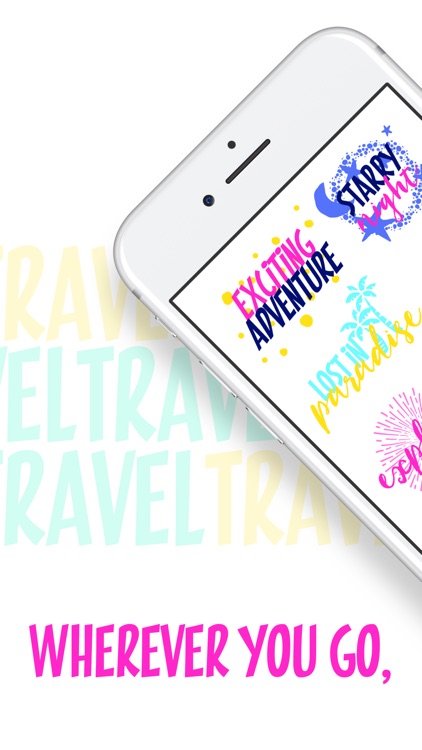 Summer sticker - travel stickers for iMessage