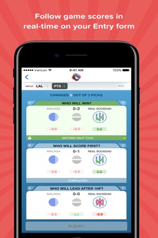 PickMonsters: Sport competitions for football fans screenshot 3