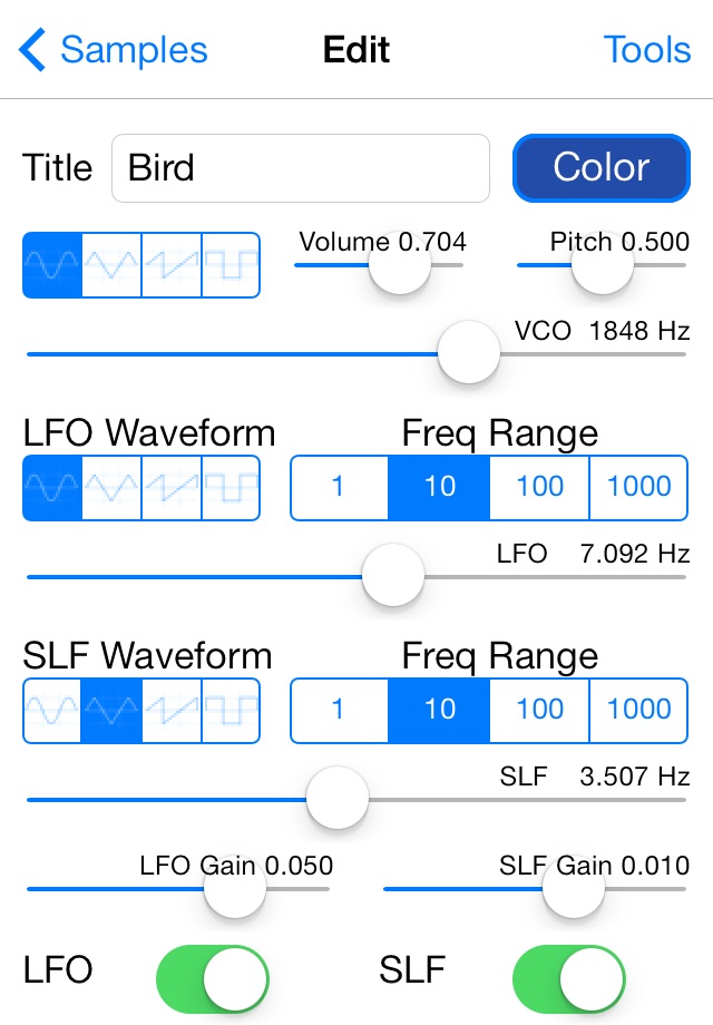 Synth 76477 Complex Sound Synthesizer screenshot 2