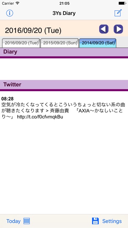 3Ys Diary