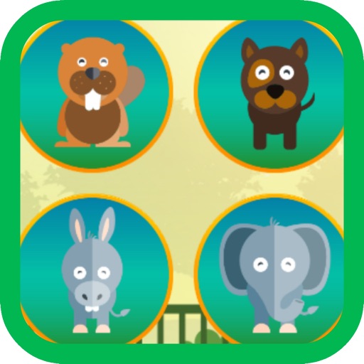 Animals Memory Matching Game - Farm Story