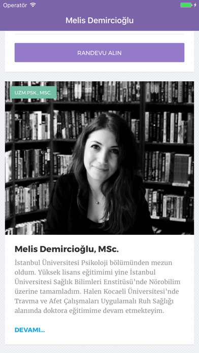 Uzman Psikolog Melis Demircioglu screenshot 2