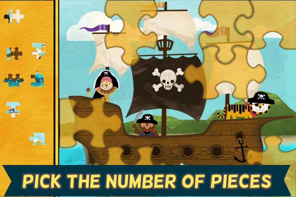Pirate Preschool Puzzle - Fun Toddler Games screenshot 3