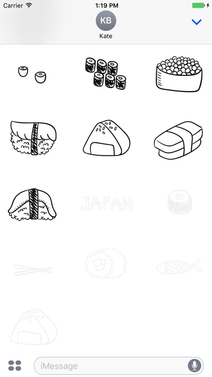 Animated Cute Japan Food Stickers screenshot-3