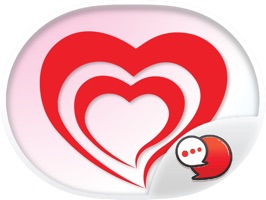 Red heart collection and love