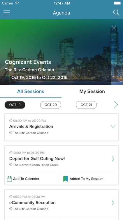 Cognizant Events