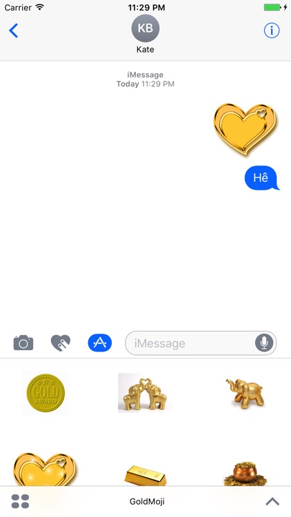 GoldMoji - Collection Gold Stickers