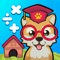 Play and exercise your brain with dogs labrador, shiba, yorkie and many more dog breeds in Dog Academy: Brain training for humans