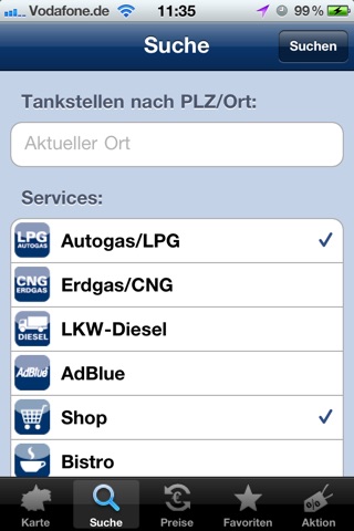 Westfalen Tankstellen Finder screenshot 4