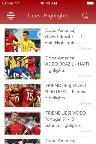 Football Soccer Highlights screenshot 2