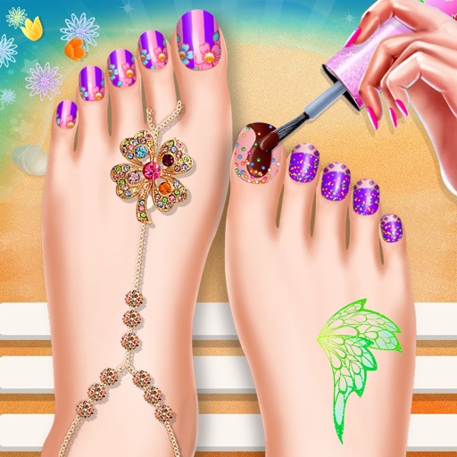 Toe Nail Salon Beauty Nail Art For Fashion Girls