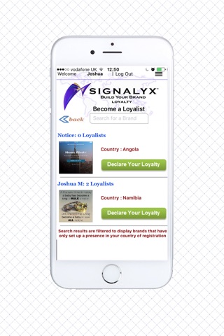 Signalyx screenshot 2